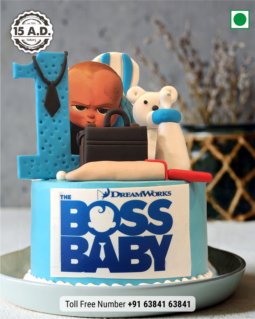 Boss Baby Cake by 15 AD Bakery