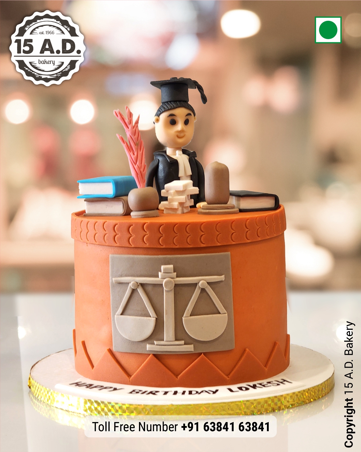 Cake for Him by 15 AD Bakery