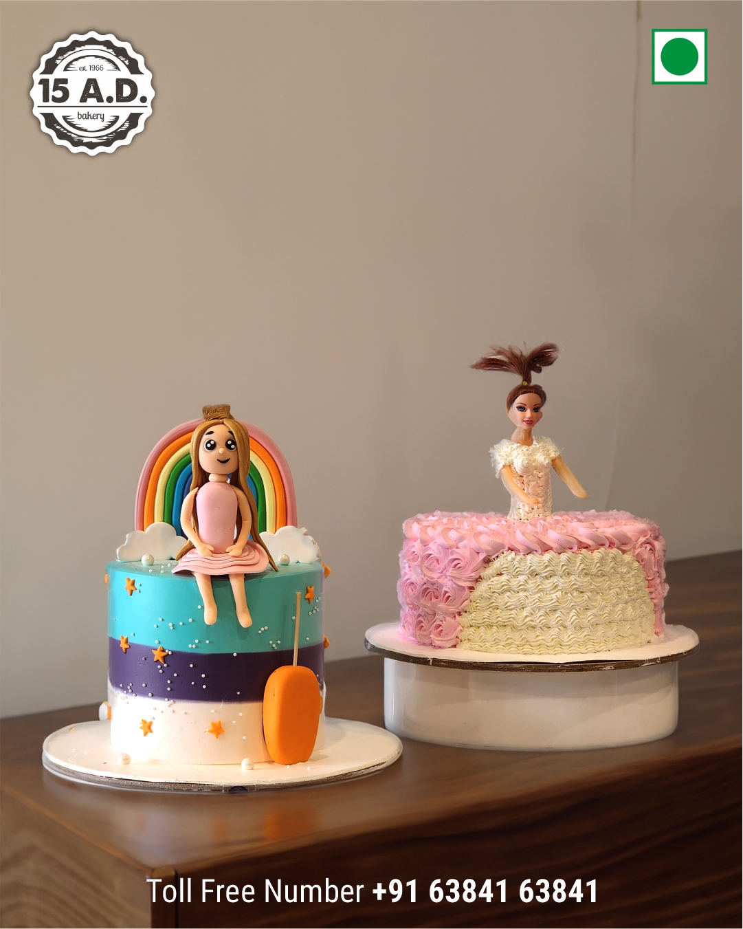 Doll Cake by 15 AD Bakery