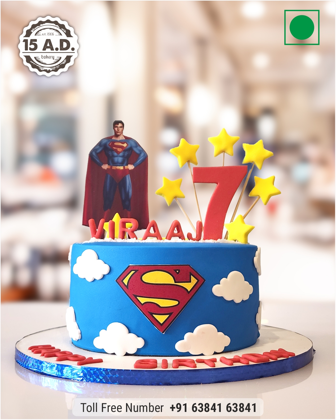 Super Hero Cakes by 15 AD Bakery